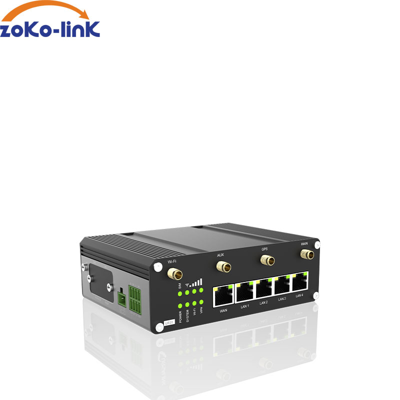 4G WiFi industrial router supports SIM card WiFi 802.11 b/g/n/ac 2.4G & 5G VPN function
